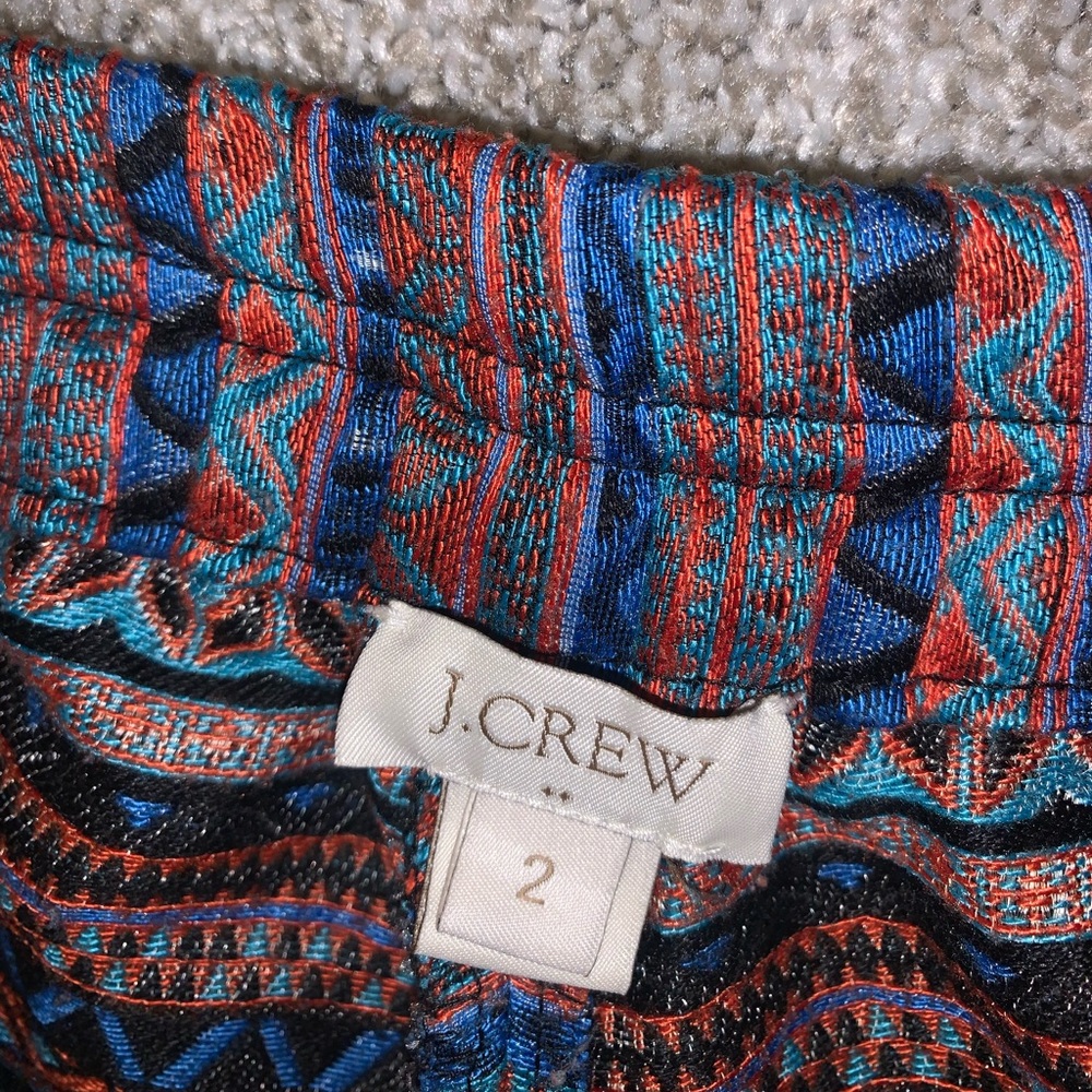 J Crew Red, Blue & Black High Waist shorts size 2 - Picture 7 of 9